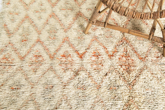 Modern Rug Image 13143 Vintage Moroccan Beni Ourain Tribe Rug