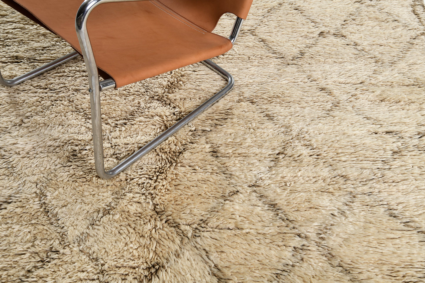 Modern Rug Image 13137 Vintage Moroccan Beni Ourain Tribe Rug