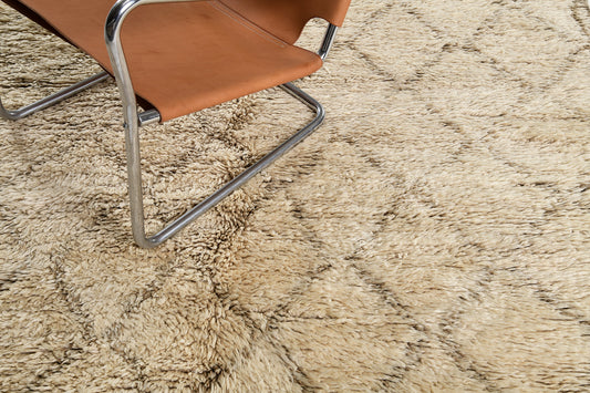 Modern Rug Image 13137 Vintage Moroccan Beni Ourain Tribe Rug