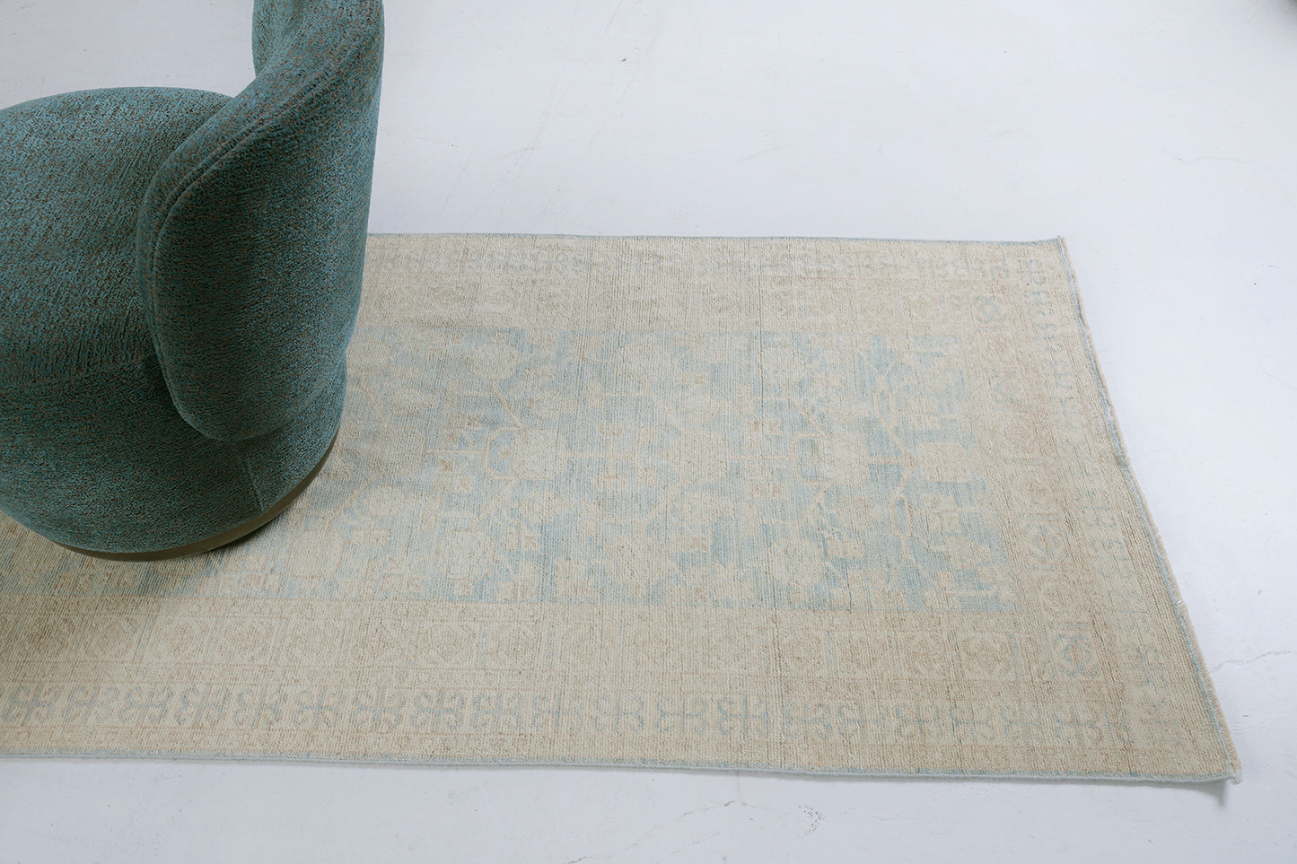 Vintage Style Khotan Design Rug