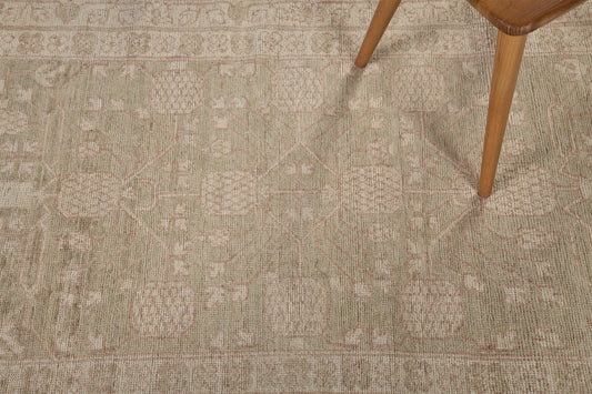 Vintage Style Khotan Revival Rug