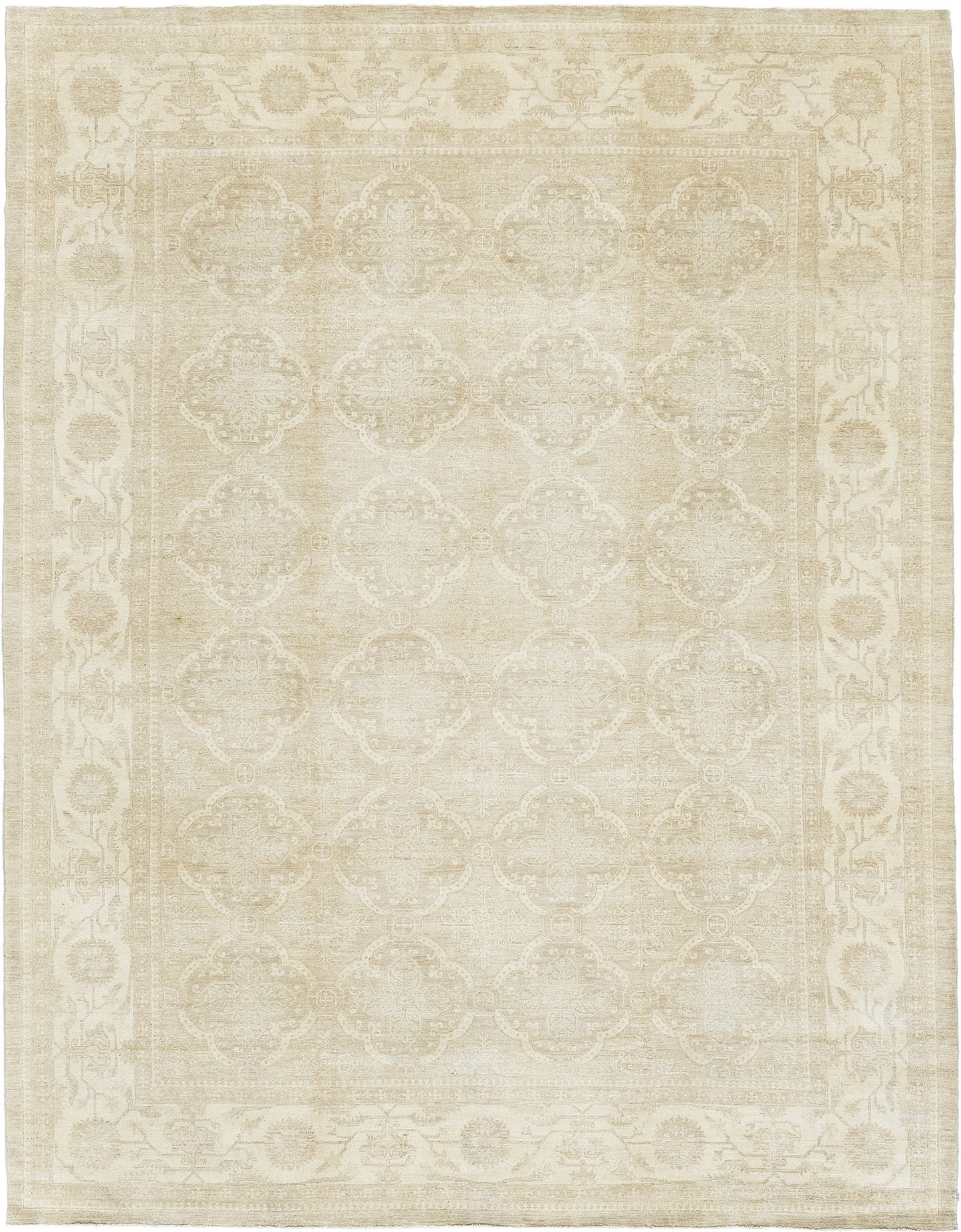 Vintage Style Tabriz Revival Rug