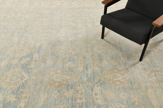 Vintage Style Safira Collection Sultanabad Design Rug