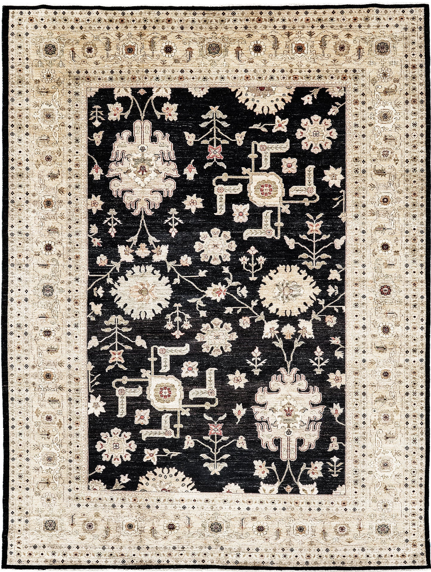 Natural Dye Oushak Revival Rug