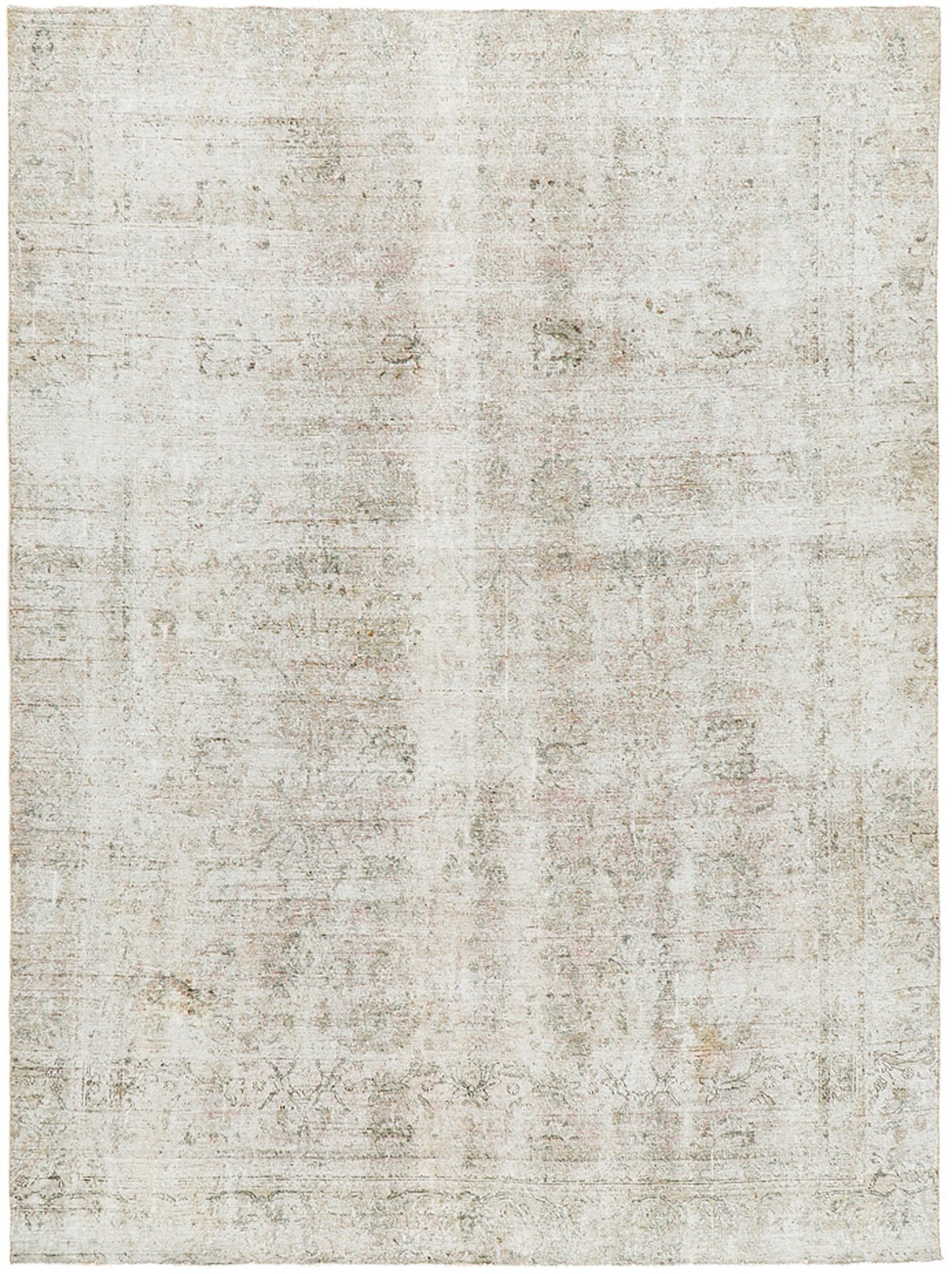 Persian Rug 3131 Vintage Distressed Persian Tabriz 25967