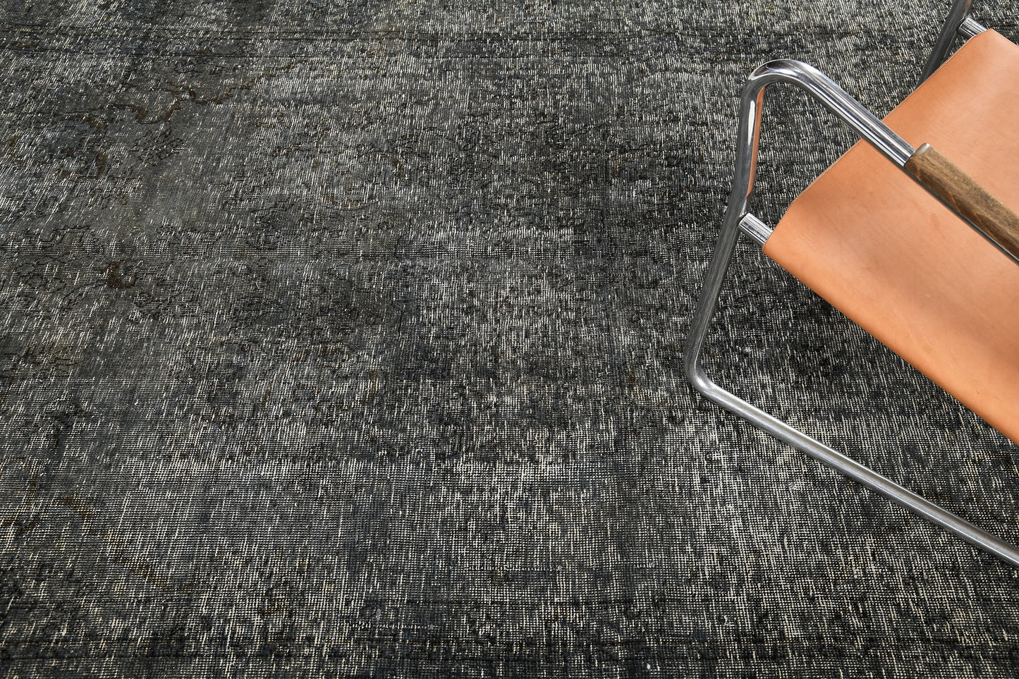 Overdyed Vintage Style Rug