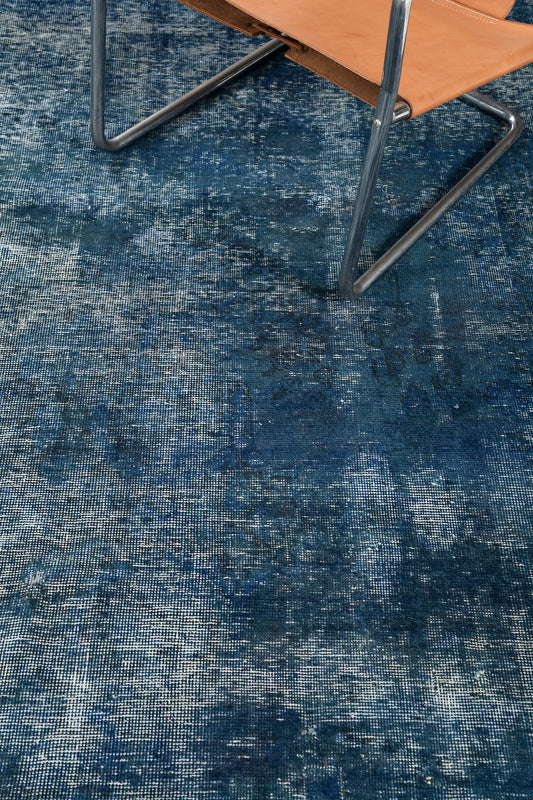 Overdyed Vintage Style Rug