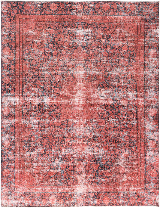 Overdyed Vintage Style Rug