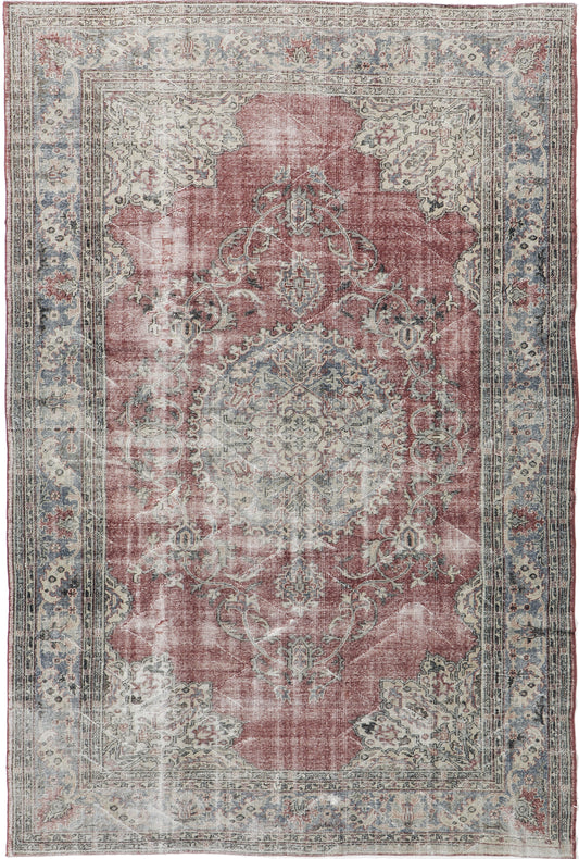 Vintage Distressed Rug