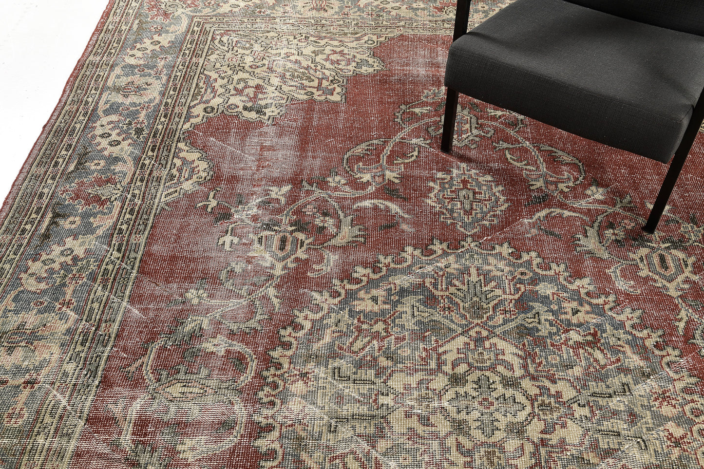 Vintage Distressed Rug