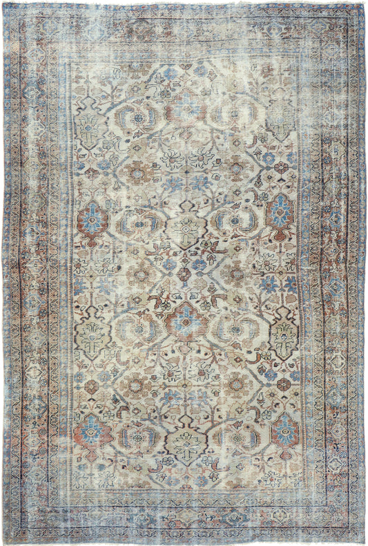 Persian Rug 1052 Antique Persian Mahal Distressed Rug 26372