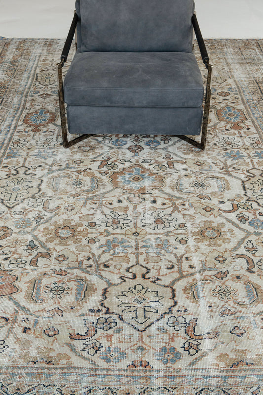 Persian Rug 1053 Antique Persian Mahal Distressed Rug 26372