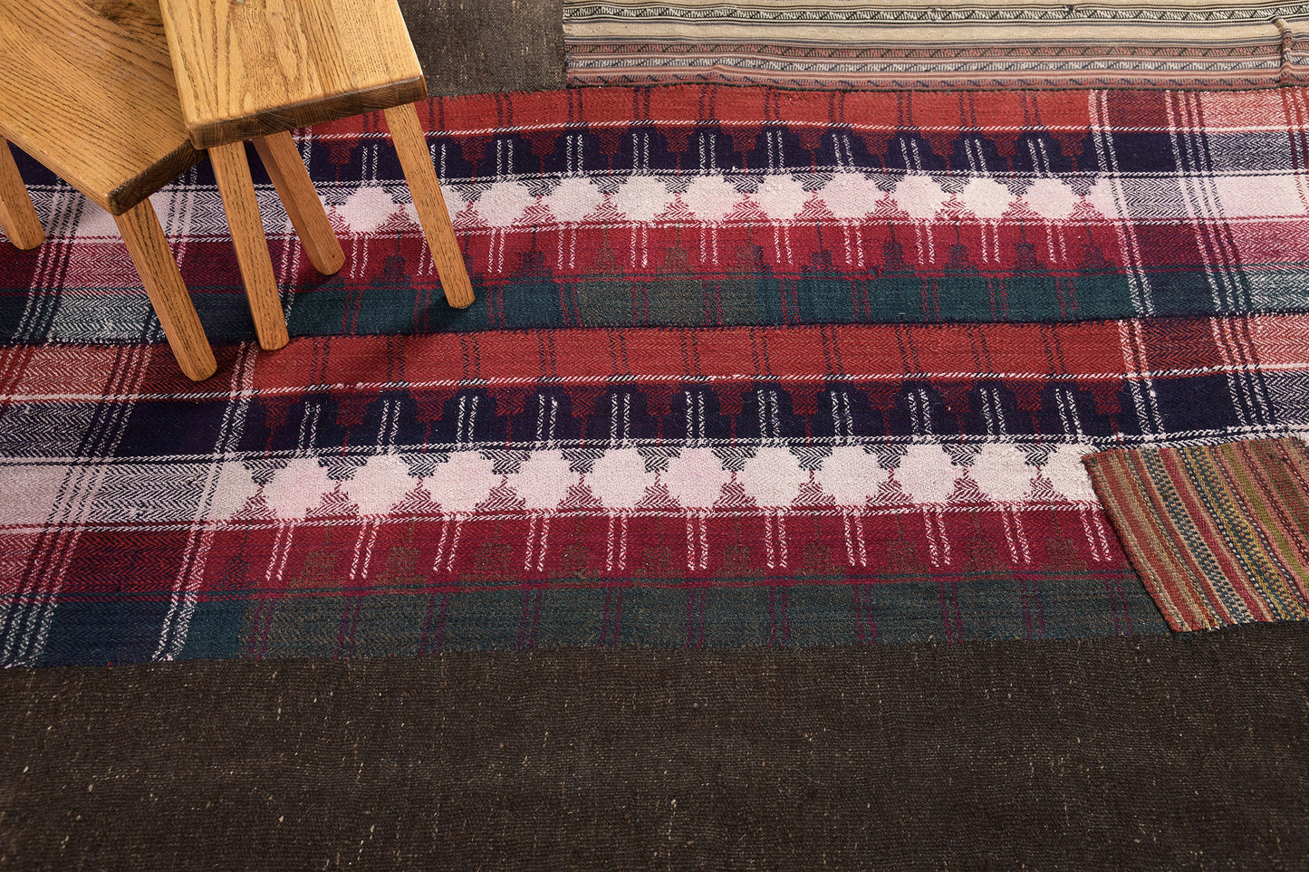 Persian Rug 3345 Vintage Persian Flat Weave 26384