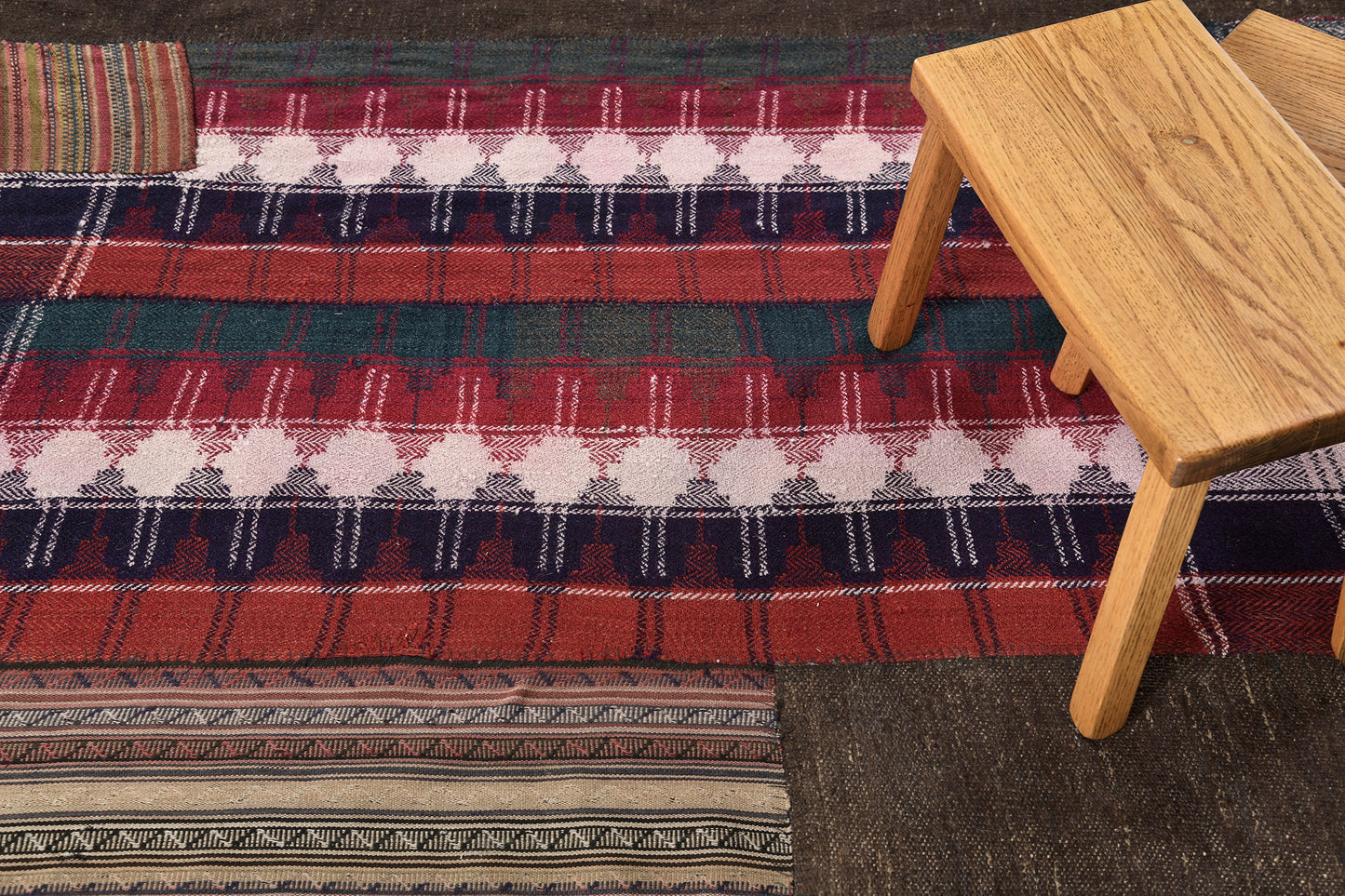 Persian Rug 3344 Vintage Persian Flat Weave 26384