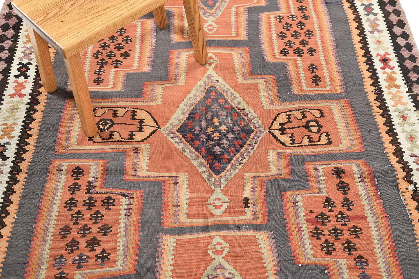 Vintage Turkish Anatolian Kilim