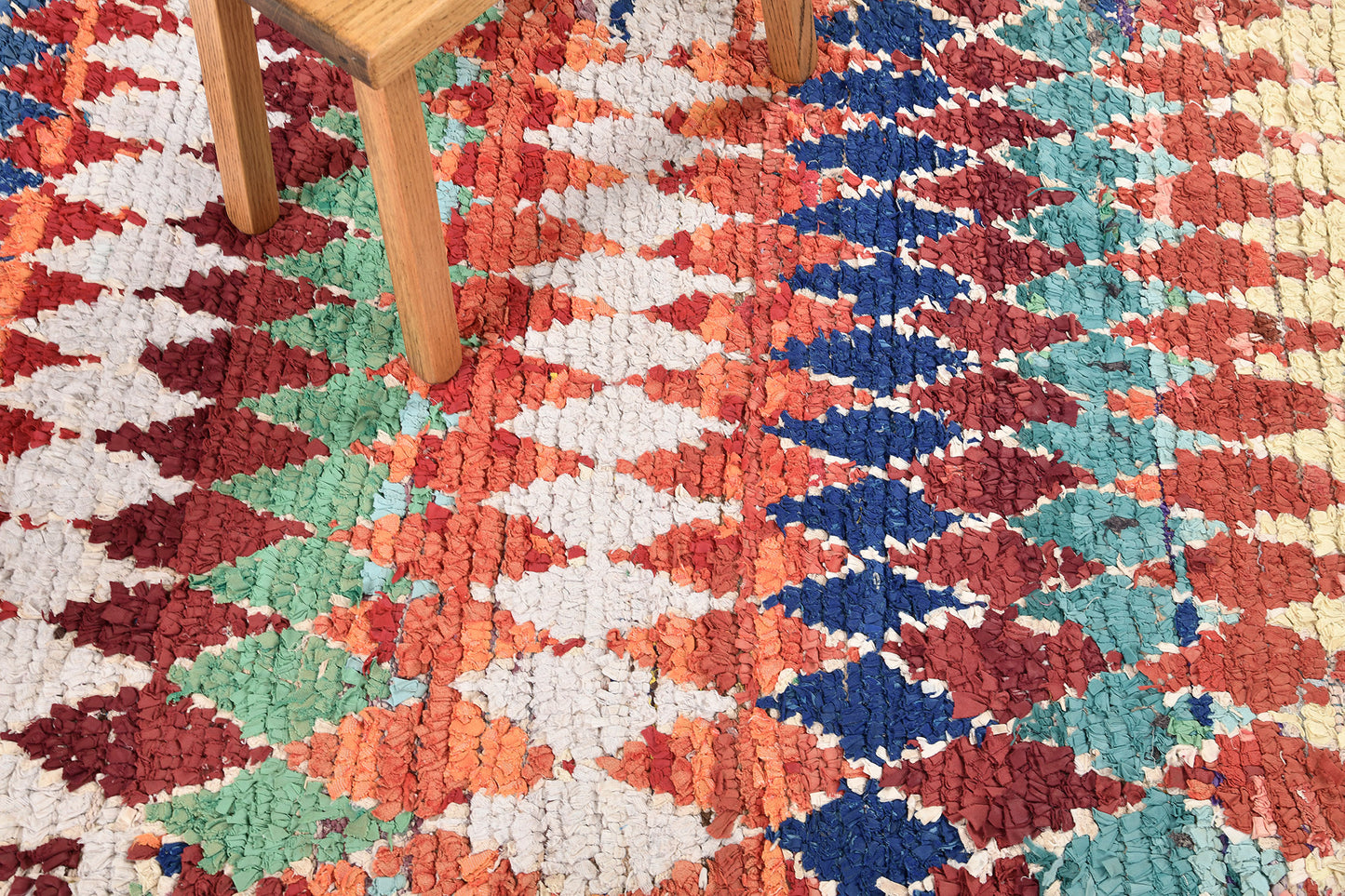 Modern Rug Image 13287 Vintage Moroccan Boujad Tribe Berber Runner