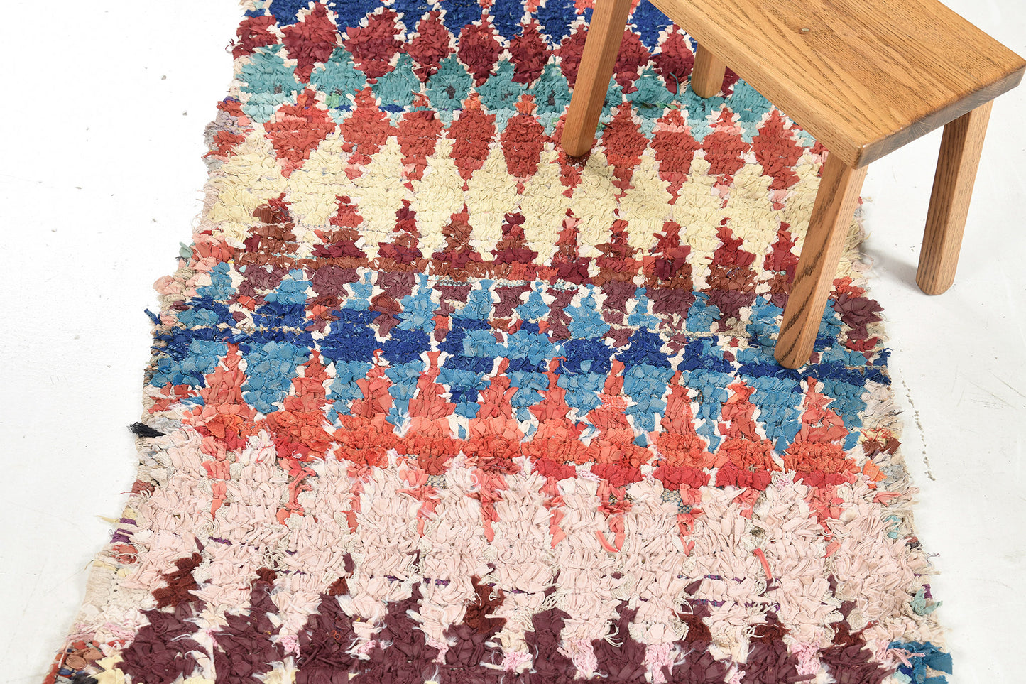 Modern Rug Image 13284 Vintage Moroccan Boujad Tribe Berber Runner