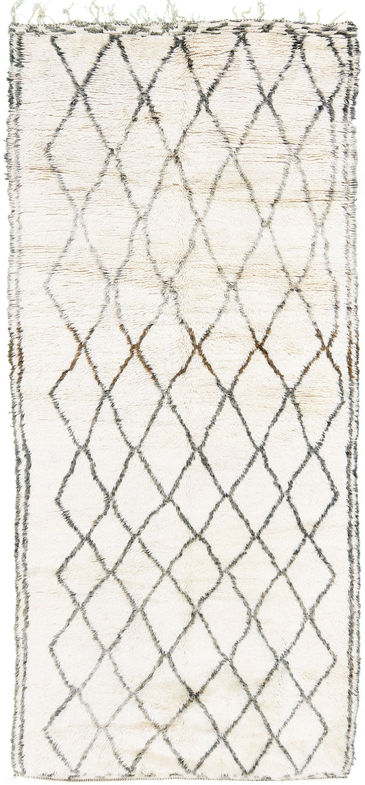 Modern Rug Image 13038 Vintage Moroccan Beni Ourain Tribe Berber Rug