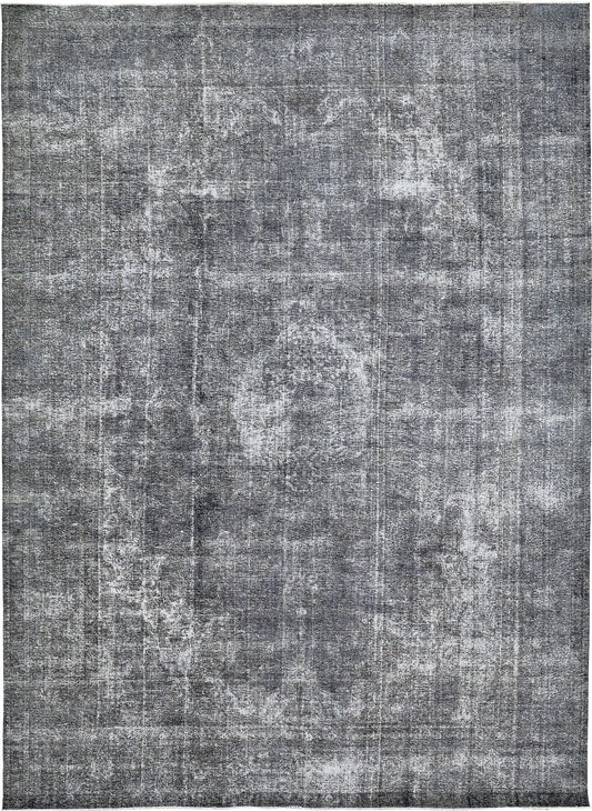 Vintage Distressed Overdyed Tabriz