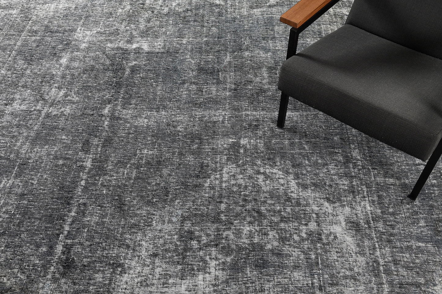 Vintage Distressed Overdyed Tabriz