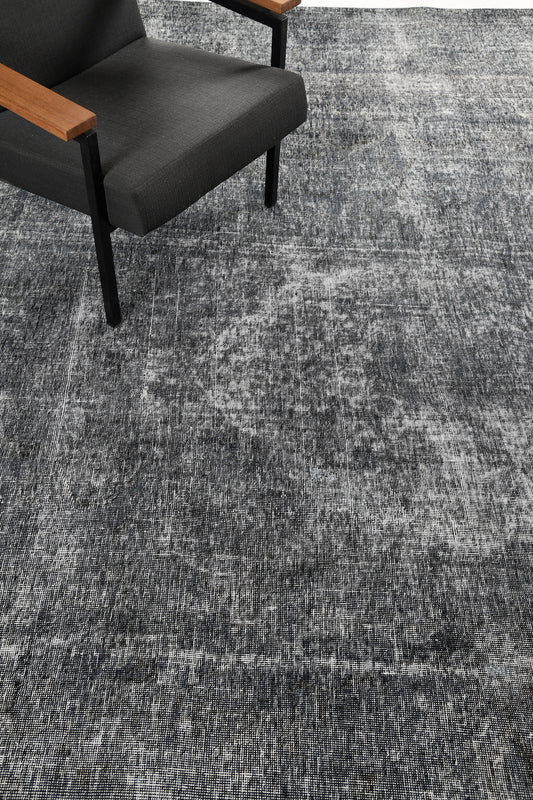 Vintage Distressed Overdyed Tabriz