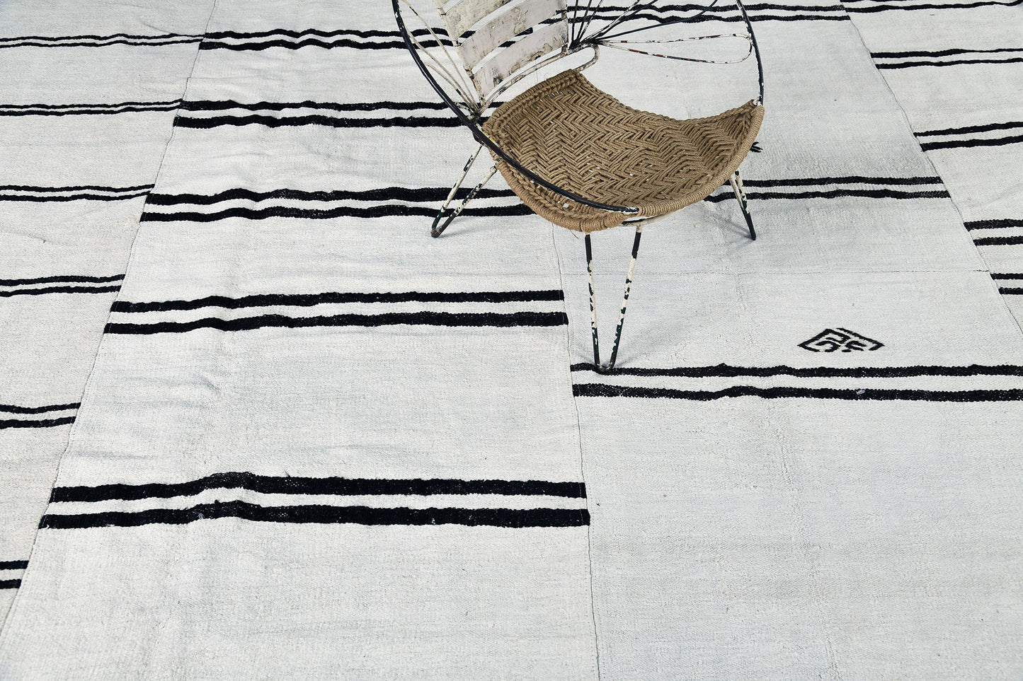 Vintage Anatolian Turkish Flat Weave Kilim