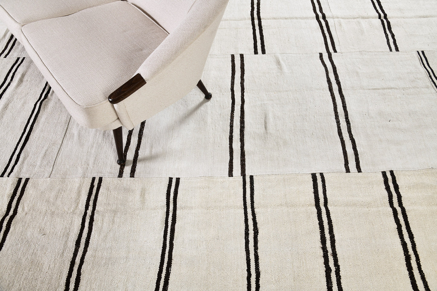 Vintage Turkish Duz Kilim