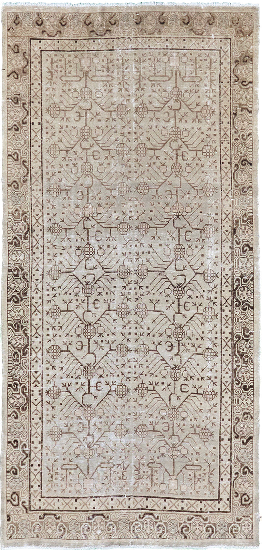 Antique Turkestan Khotan Rug