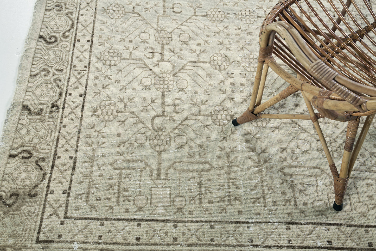 Antique Turkestan Khotan Rug