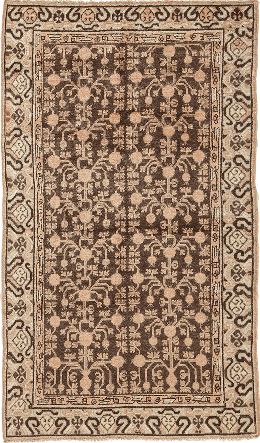 Antique Turkestan Khotan Rug