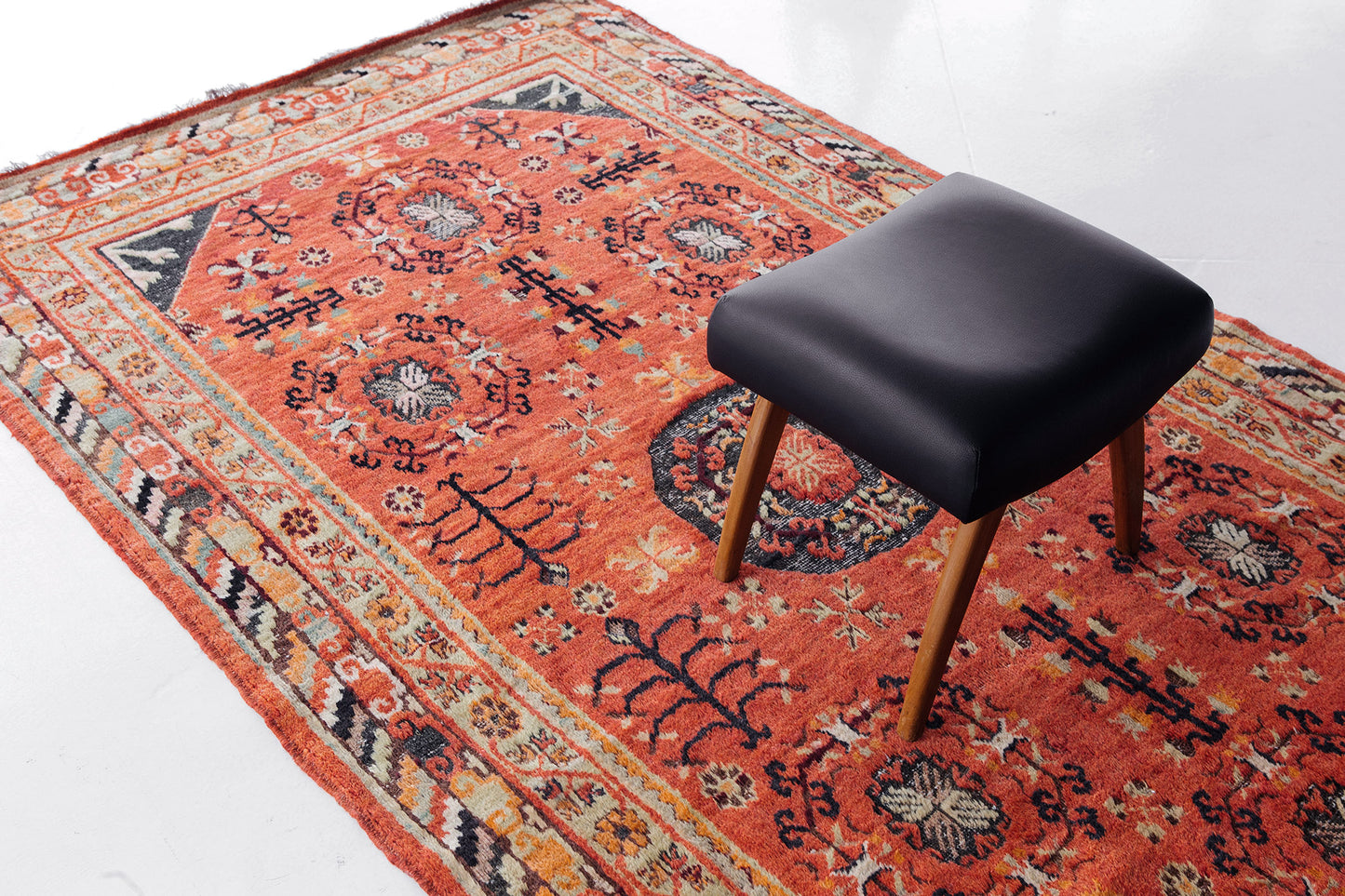 Antique Turkestan Khotan Rug