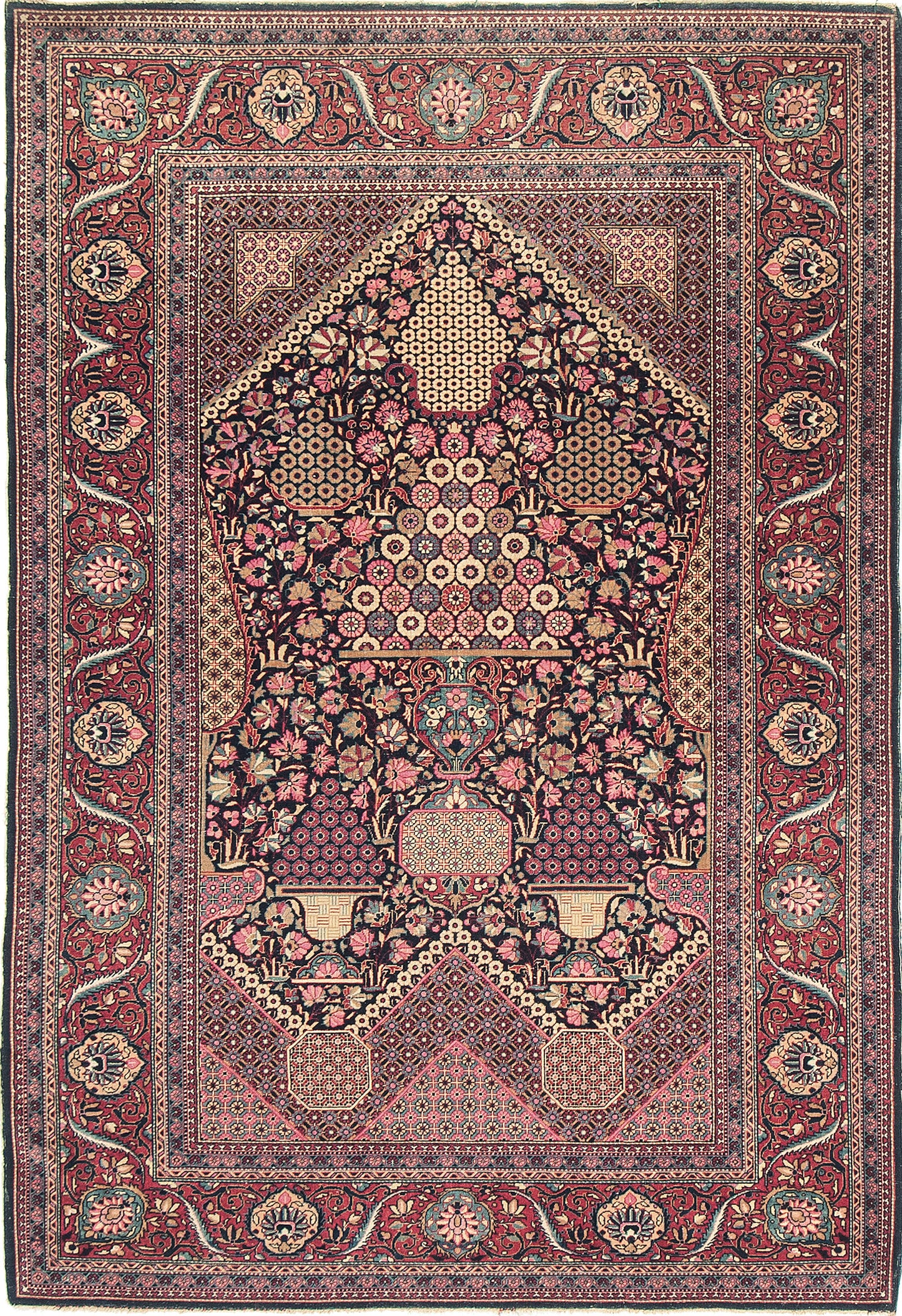 Persian Rug 653 Antique Persian Kashan Rug 26821