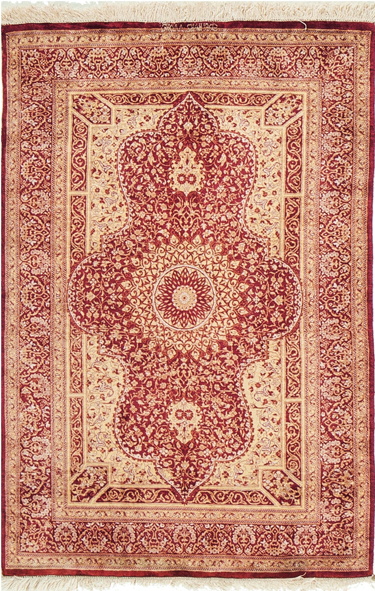 Persian Rug 2573 Fine Persian Qum Silk Rug 26894