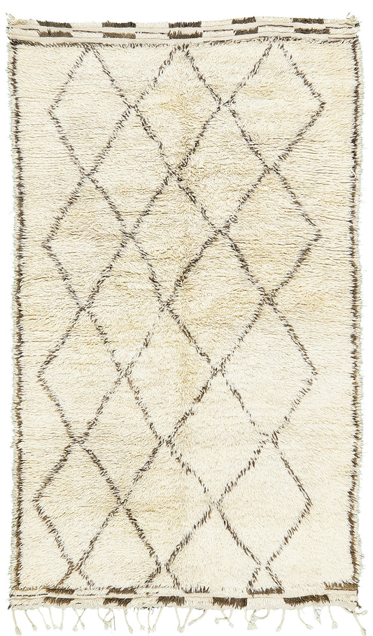 Modern Rug Image 13031 Vintage Moroccan Beni Ourain Tribe Berber Rug