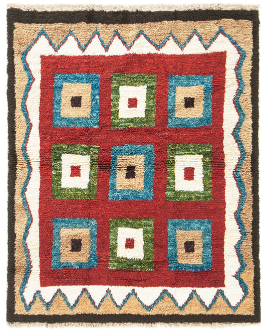 Modern Rug Image 13791 Vintage Turkish Tulu Rug