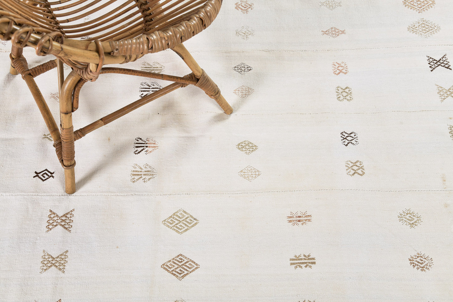 Vintage Anatolian Turkish Flat Weave Kilim