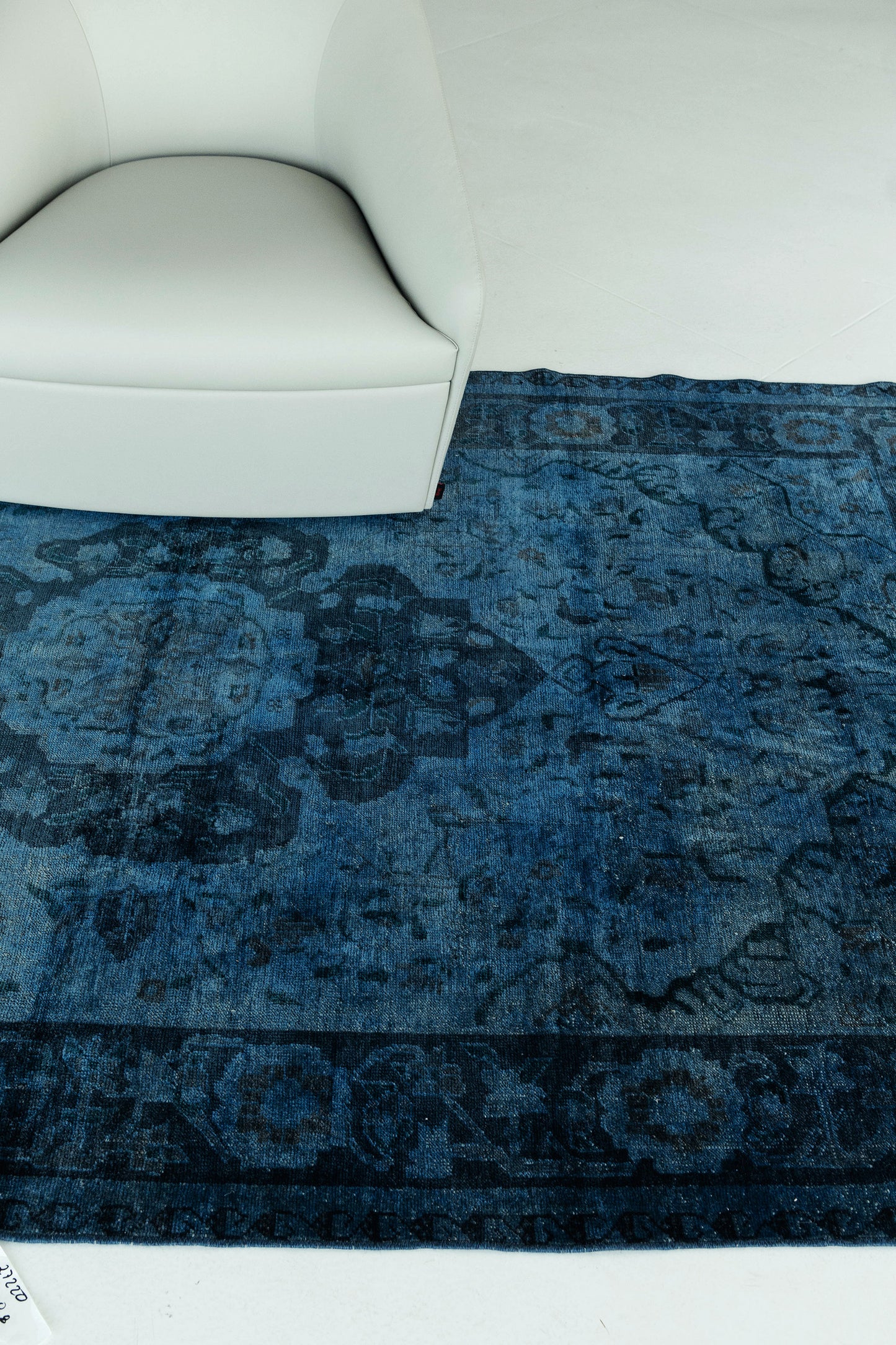 Overdyed Vintage Turkish Anatolian Rug