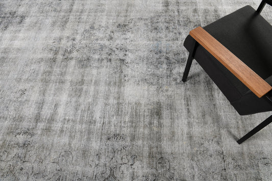 Vintage Kerman Distressed Rug