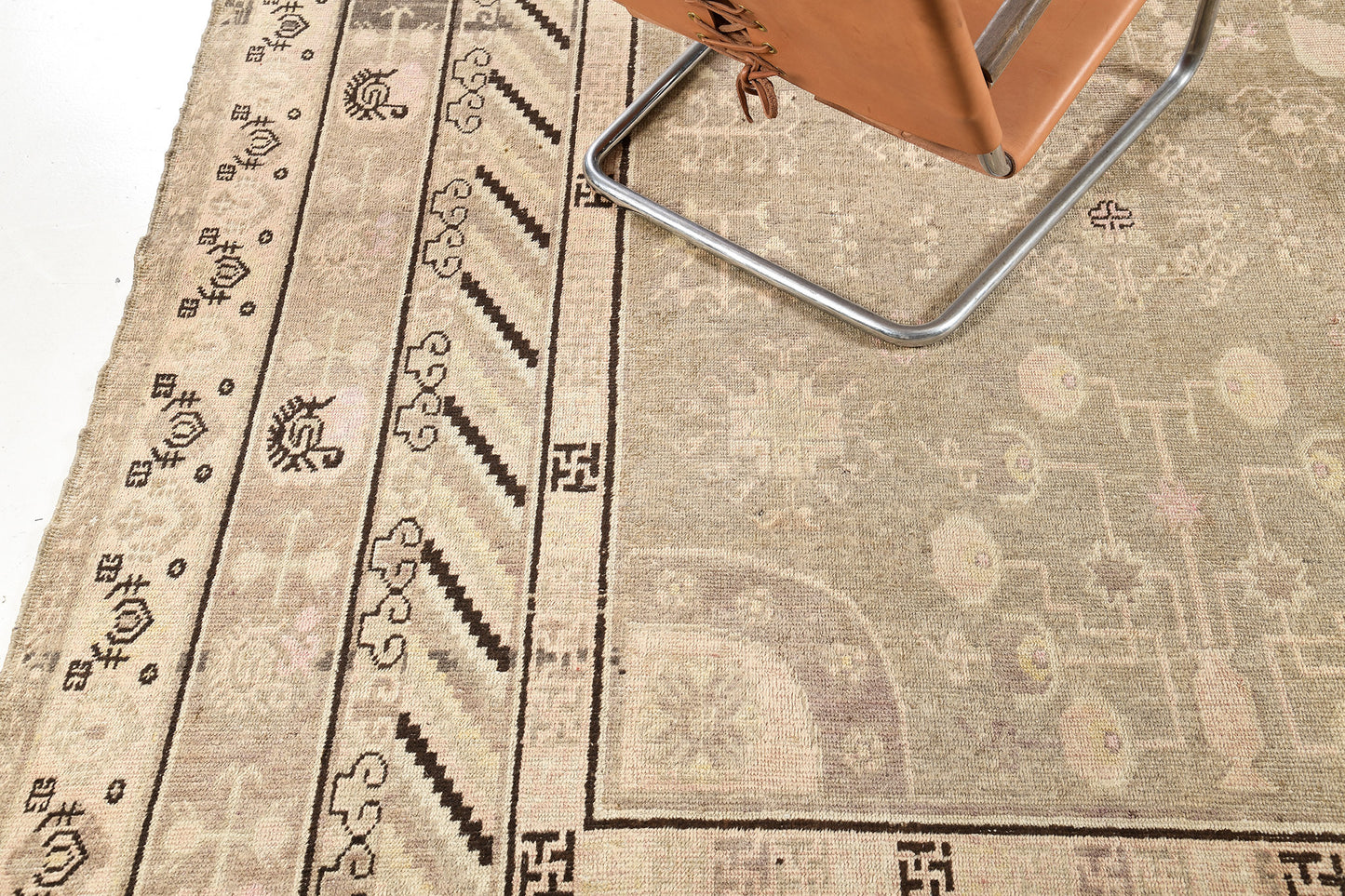 Antique Turkestan Khotan Rug