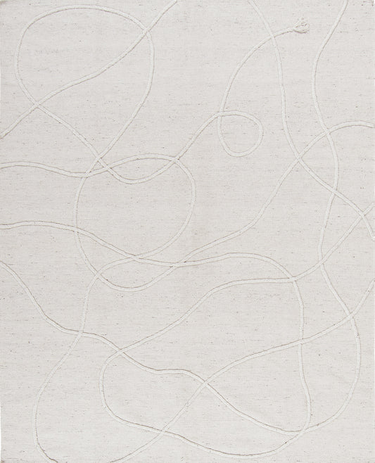 Modern Rug Image 5205 How to tie a knot by Liesel Plambeck