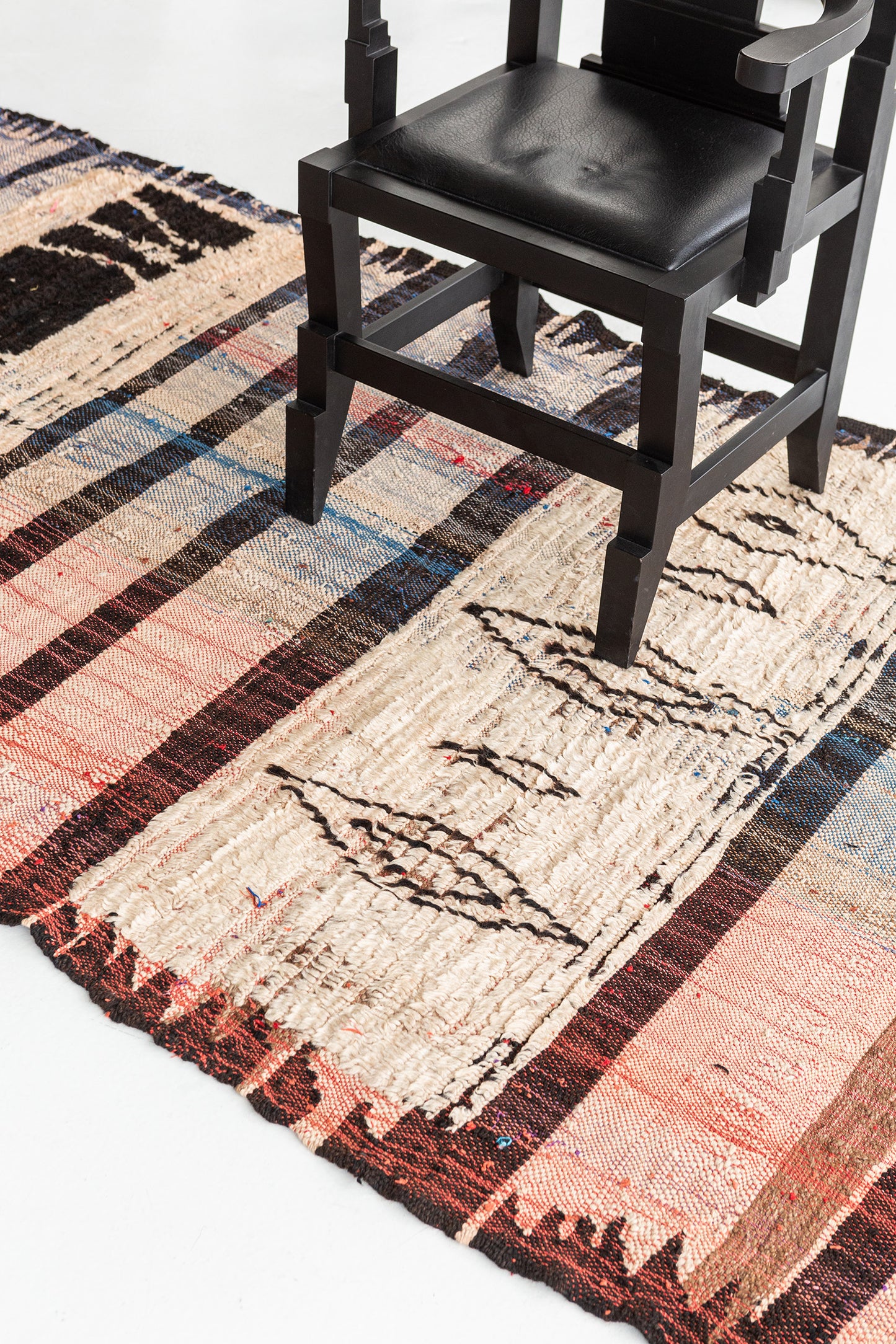 Modern Rug Image 12759 Vintage Moroccan Azilal Tribe Rug