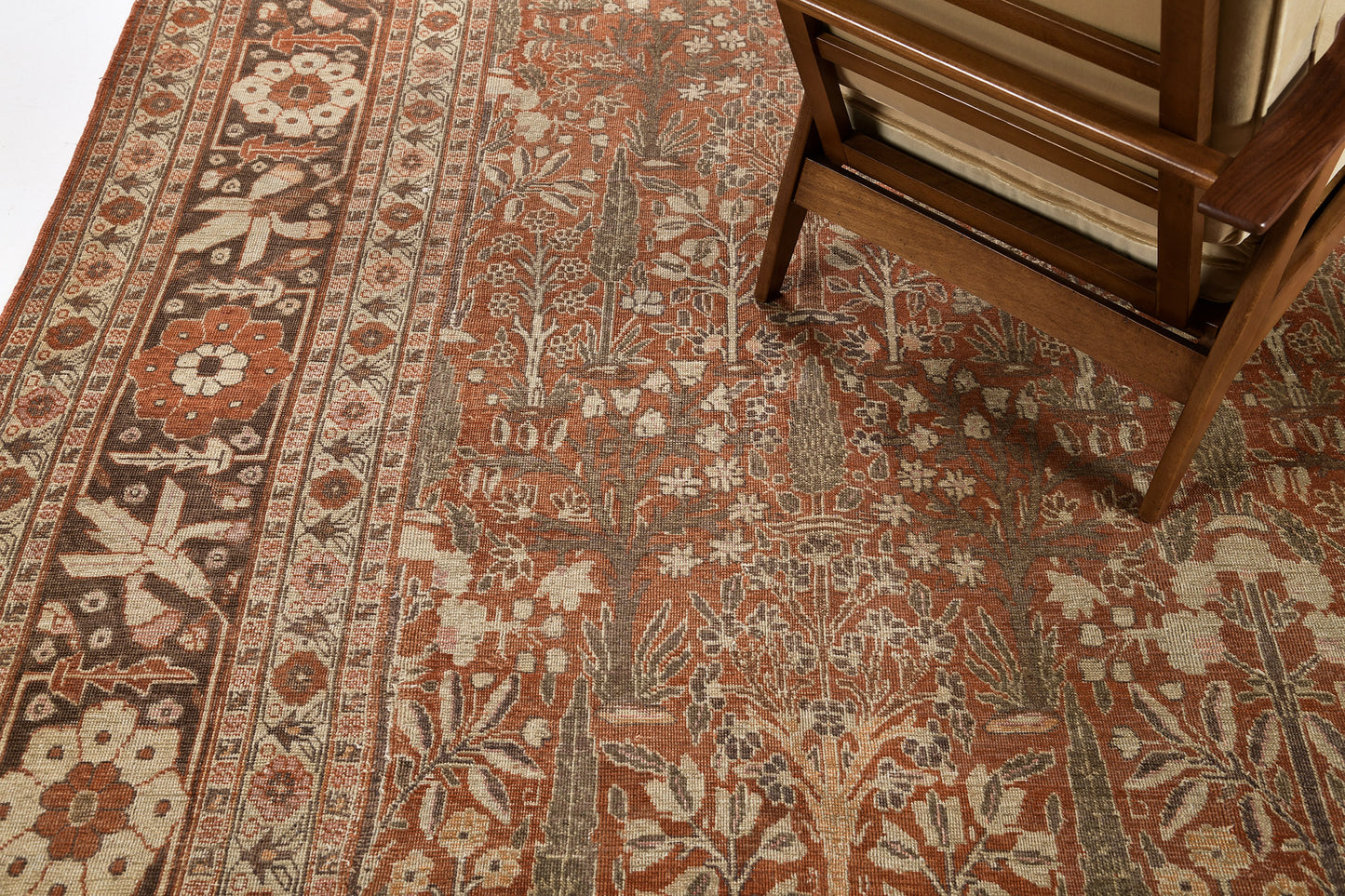 Persian Rug 2214 Antique Persian Tabriz 29962