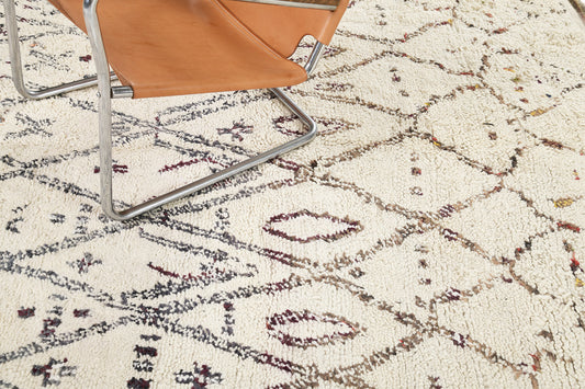 Modern Rug Image 13501 Vintage Moroccan Ourain Tribe Rug