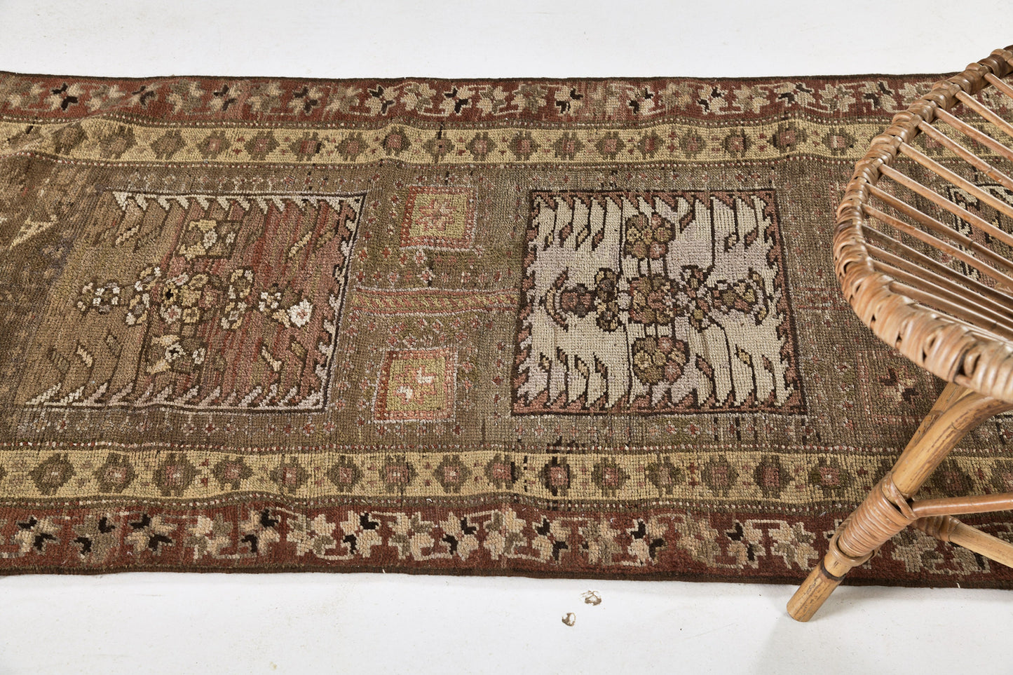Persian Rug 840 Antique Persian Kurdish Runner