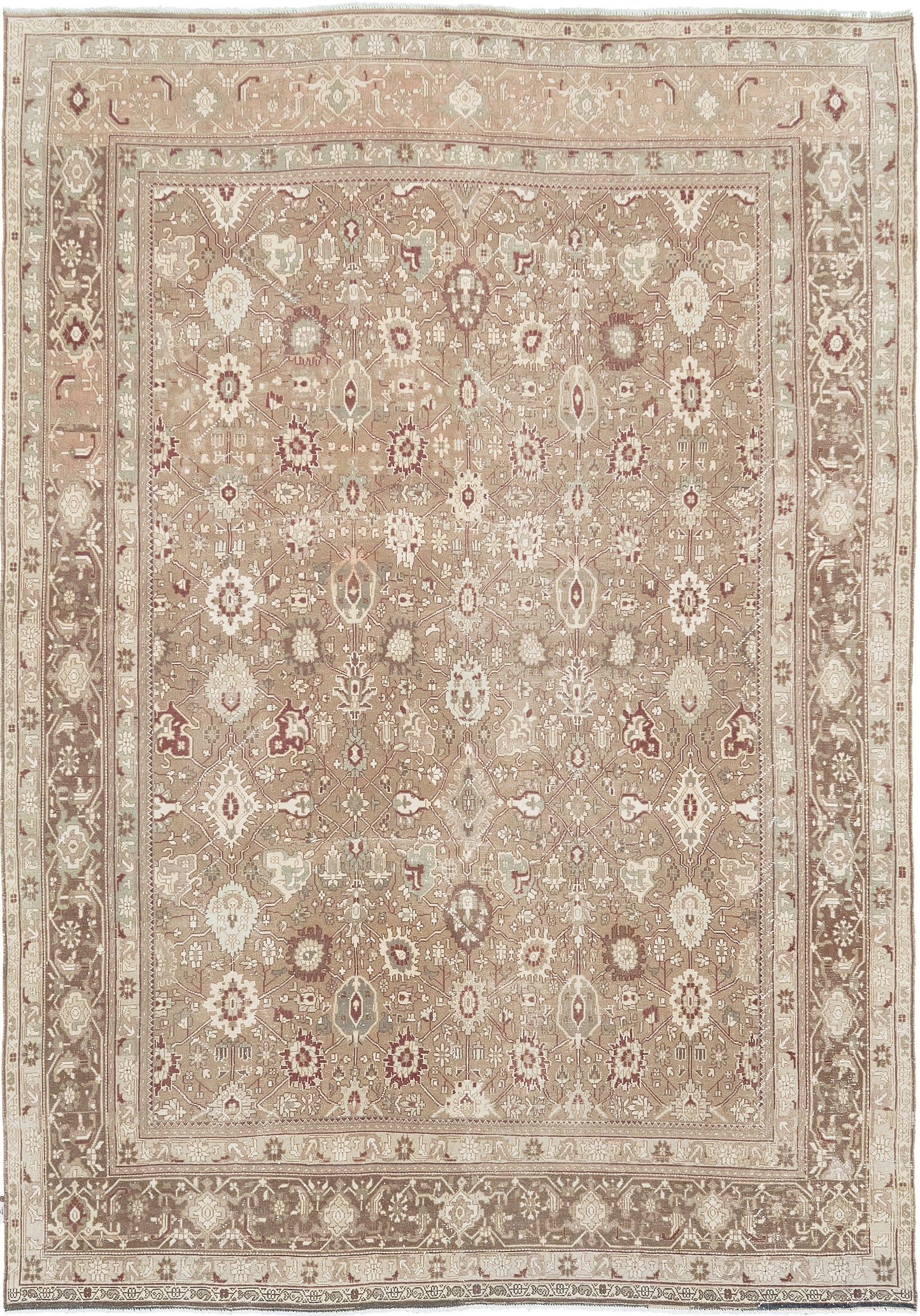 Persian Rug 3312 Vintage Persian Bidjar