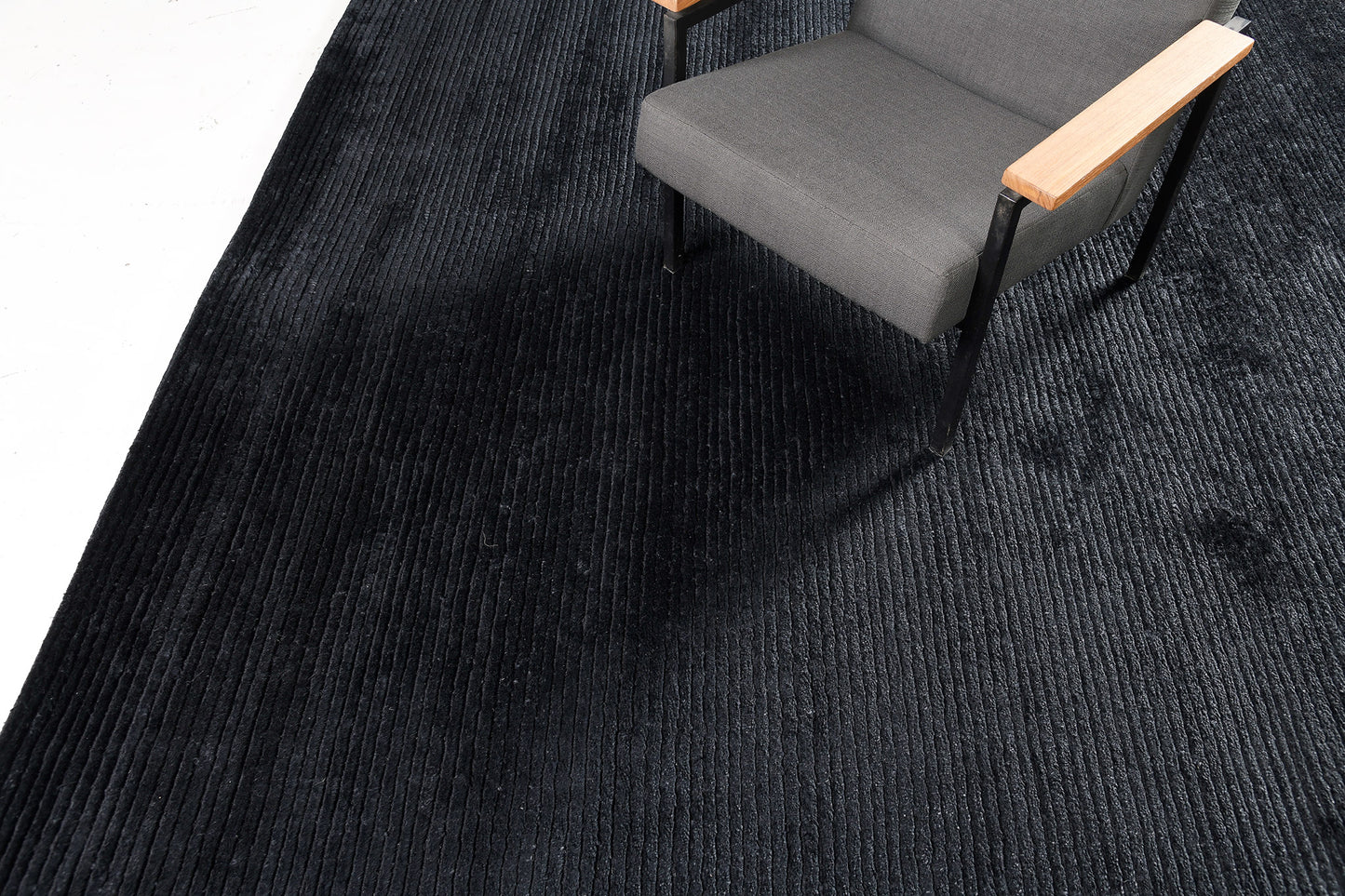 Modern Rug Image 7960 Mongolian Cashmere Ribbed