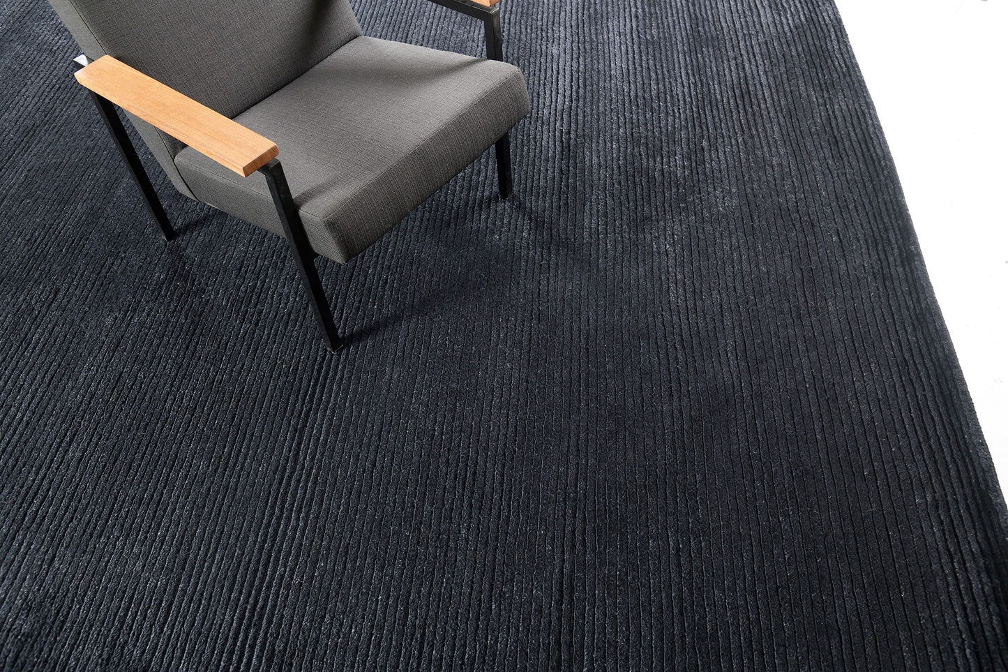 Modern Rug Image 7958 Mongolian Cashmere Ribbed