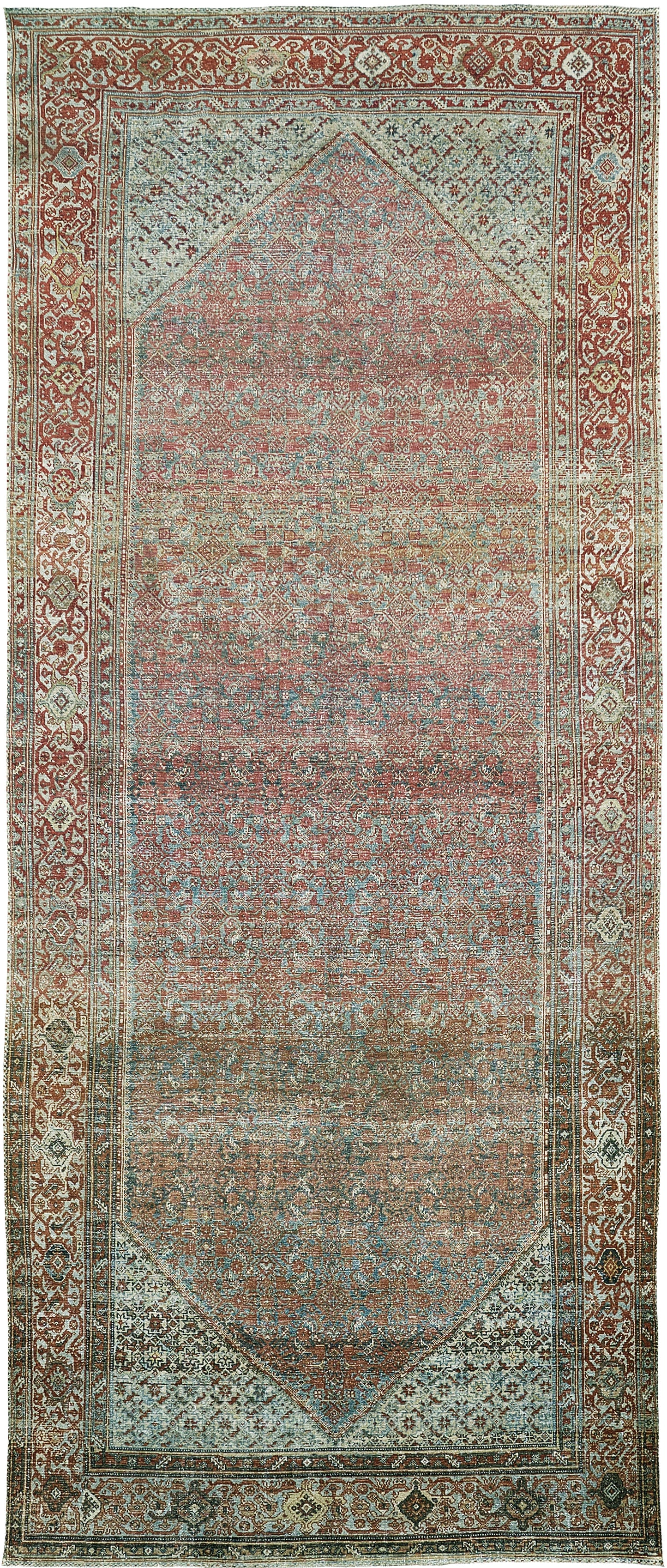 Persian Rug 1610 Antique Persian Malayer Runner