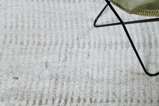 Fujin, Yokai Collection, Medium Taupe - close-up of weave texture and pile