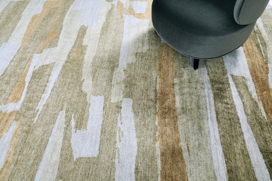 Kodama, Yokai Collection, Gold Rust - close-up of weave texture and pile